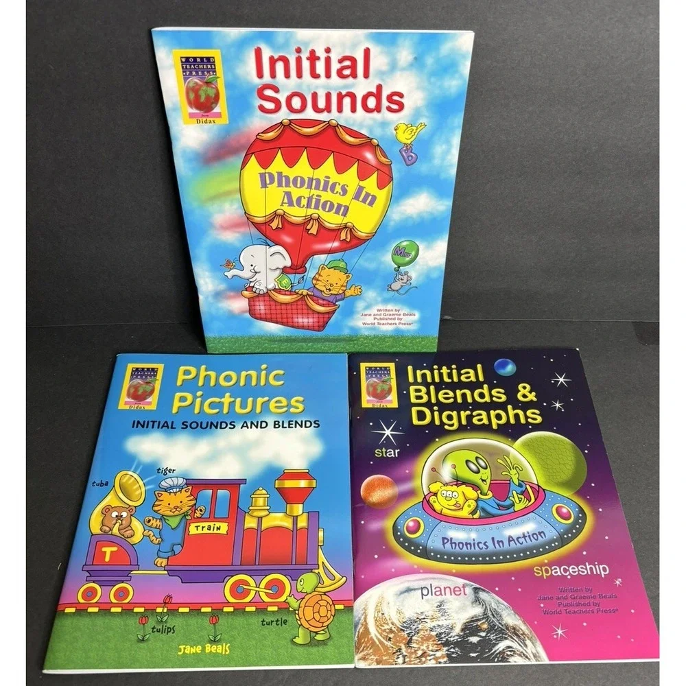 3 Phonics Books Graeme Beals Jane Beals Didax World Teachers Press Homeschool